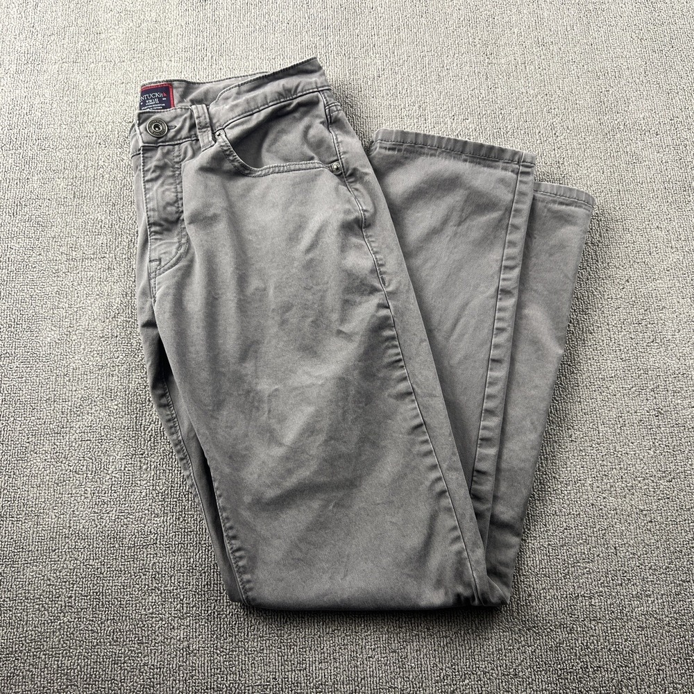 UNTUCKit Pants Adult Size 30W 32L Gray Straight Fit Jeans Casual Men's